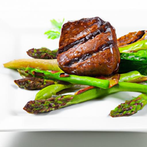 Quick & Savory: 15-Minute Steak Bites with Asparagus Delight