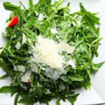 Crunchy No-Cook Arugula Salad with Shaved Parmesan Bliss