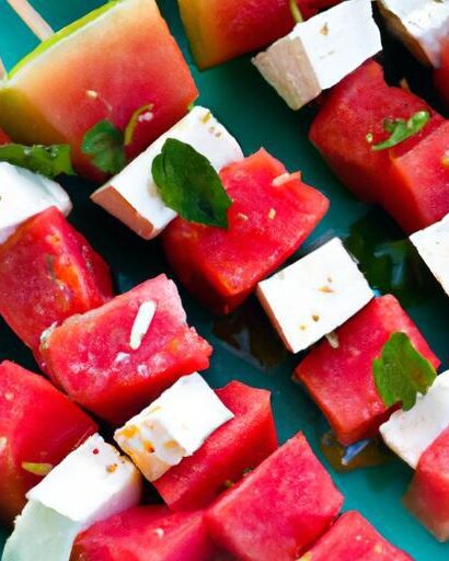 Refreshing 5-Ingredient Watermelon Feta Skewers Recipe Guide