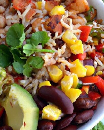 Speedy No-Cook Veggie Burrito Bowls: Fresh & Flavorful