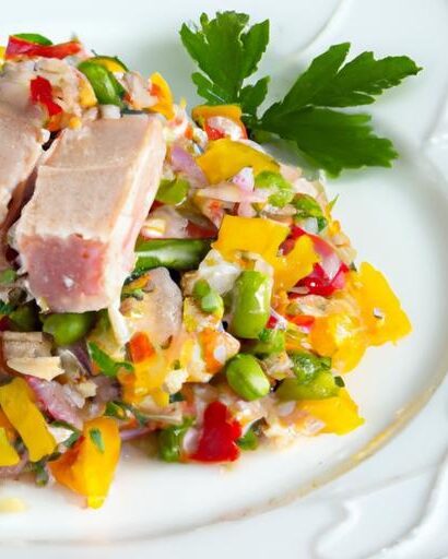 Speedy No-Cook Tuna & White Bean Salad: Fresh & Flavorful