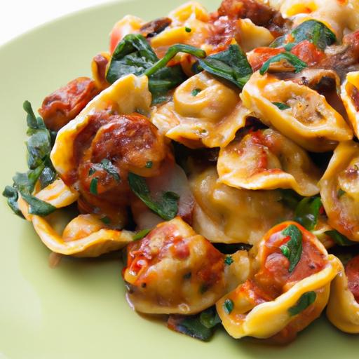 One Skillet Ravioli with Sausage: Easy Flavorful Feast