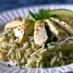 One Skillet Greek Chicken & Orzo: Quick Mediterranean Magic