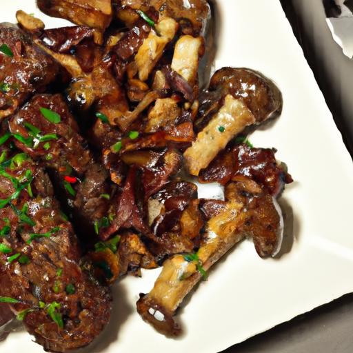 Sizzle and Roast: Sheet Pan Steak Bites with Mushrooms