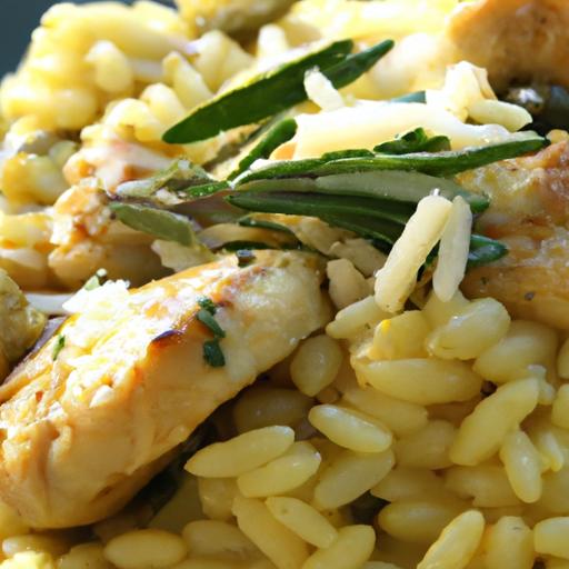 One Skillet Greek Chicken & Orzo: Quick Mediterranean Magic