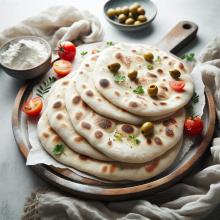 Fluffy & Fast: Easy Flour and Yogurt Flatbreads Recipe