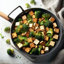Quick & Tasty: Easy Skillet Tofu and Broccoli Stir Fry