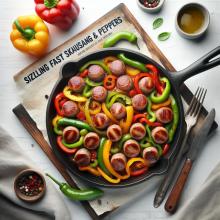 Sizzling Fast Skillet Sausage & Peppers: Quick Flavor Boost