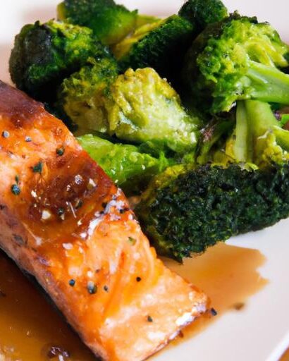 Sizzling Skillet Teriyaki Salmon with Tender Broccoli Bliss