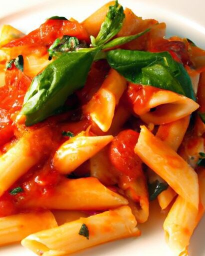 Simple & Savory: 5-Ingredient Pasta with Fresh Marinara