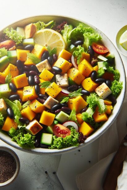 Tropical Twist: Healthy No-Cook Mango & Black Bean Salad