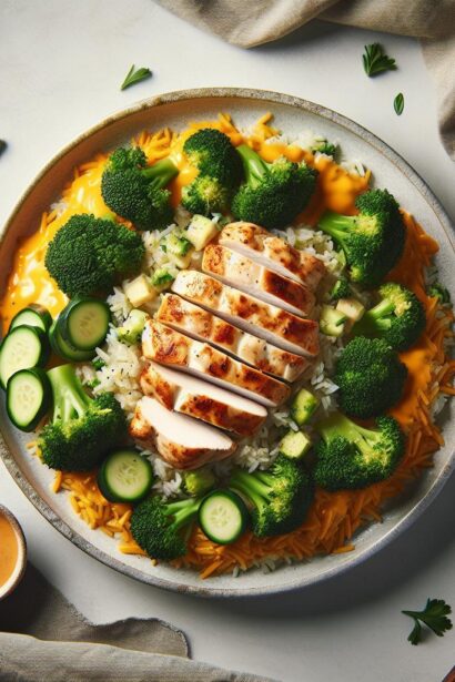 One-Pan Cheesy Chicken & Broccoli Rice: Easy Comfort Meal