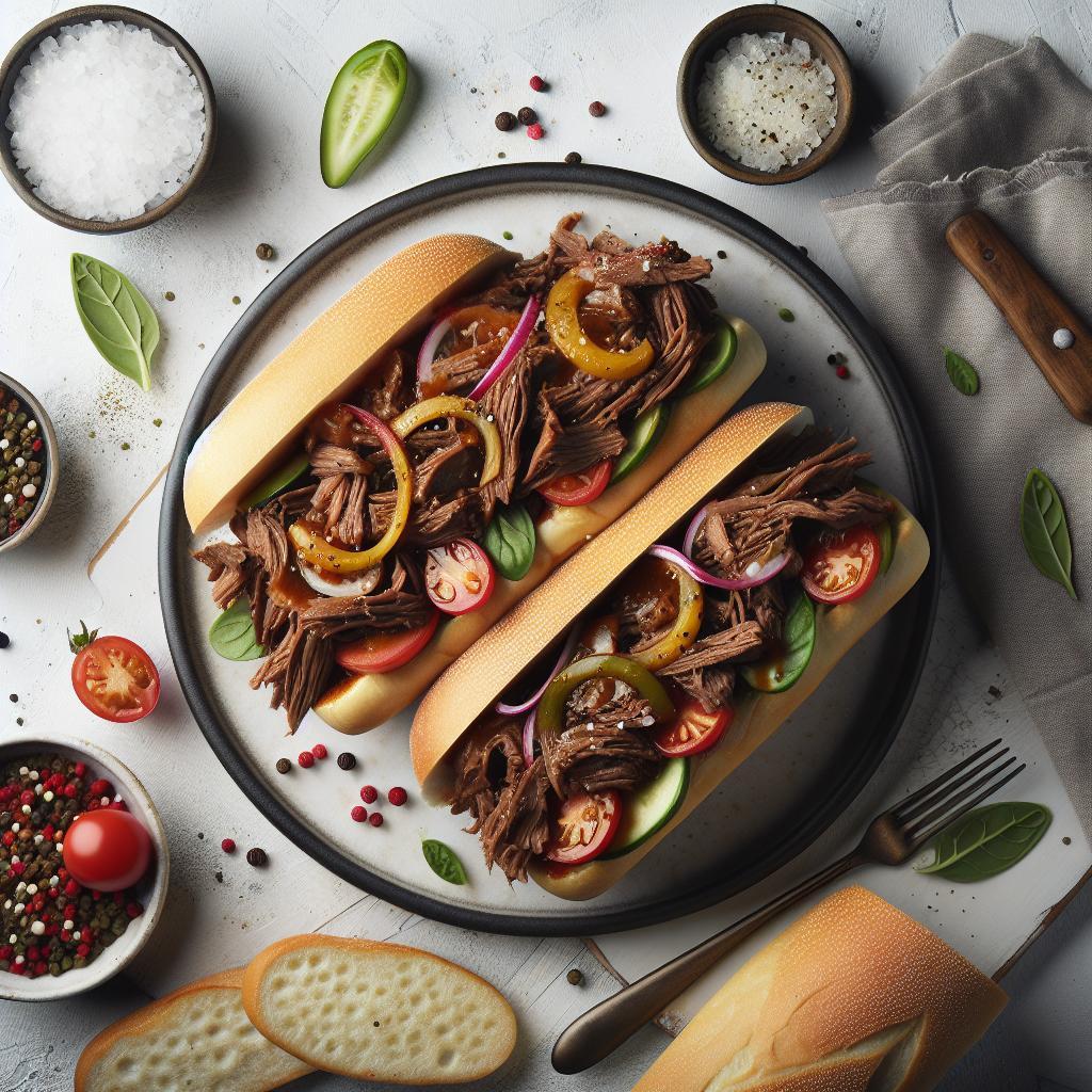 Savory Slow Cooker Italian Beef Sandwiches Recipe Guide