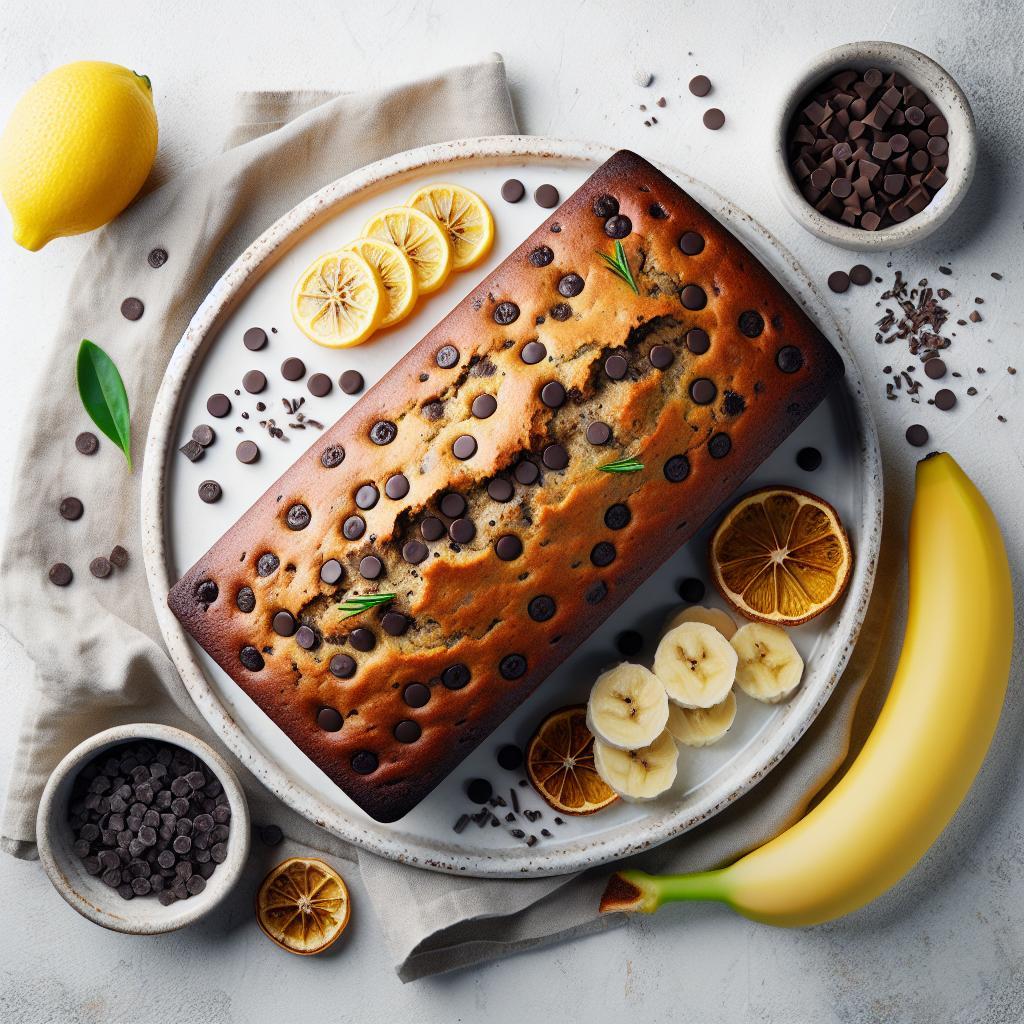 Simple 5-Ingredient Chocolate Chip Banana Bread Recipe
