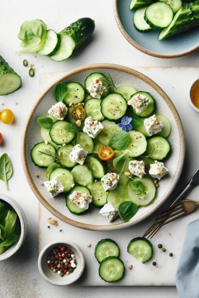 Fresh & Simple: 5-Ingredient Cucumber Bites with Cream Cheese