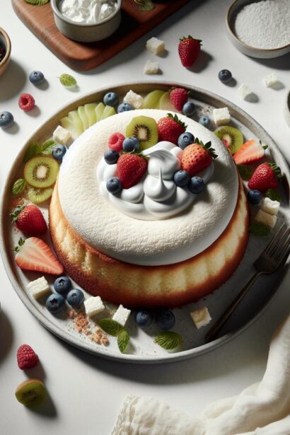 Fluffy Bliss: Quick 5-Ingredient Angel Food Cake Recipe