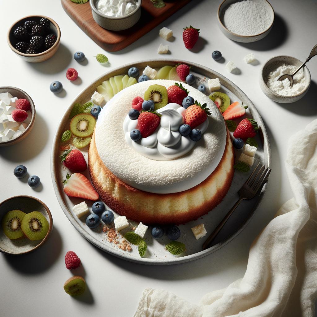 Fluffy Bliss: Quick 5-Ingredient Angel Food Cake Recipe