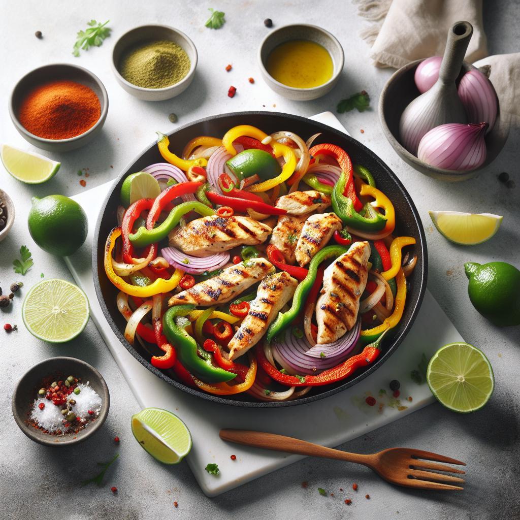 One-Pan Chili Lime Chicken Fajitas: Flavor Meets Easy!