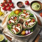 15-Minute Rotisserie Chicken Caesar Wraps: Quick & Tasty!