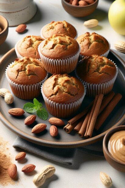 Five-Ingredient Flourless Peanut Butter Muffins Made Simple