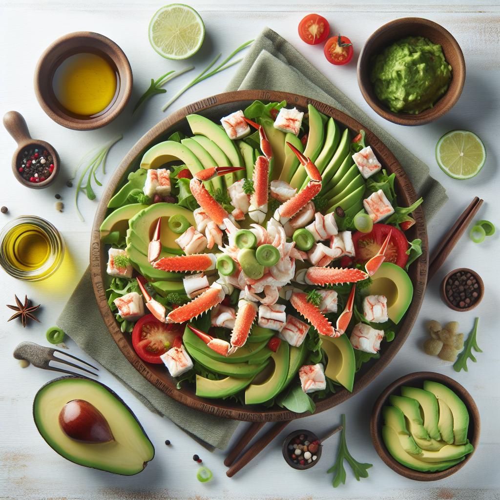 Fresh & Fast: No-Cook Avocado and Crab Towers Delight