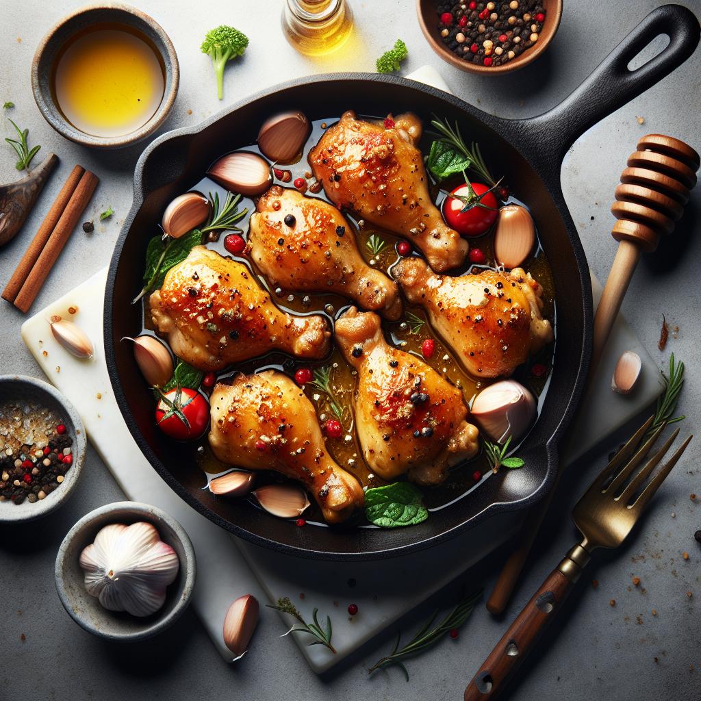 Golden Skillet Honey Garlic Chicken Thighs: Flavor Unveiled