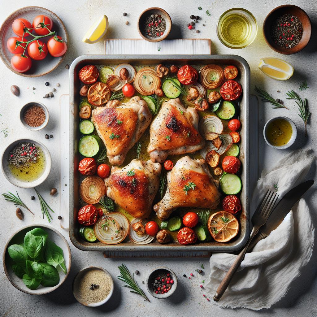 One-Pan Wonders: Easy Chicken Thigh Sheet Pan Meals