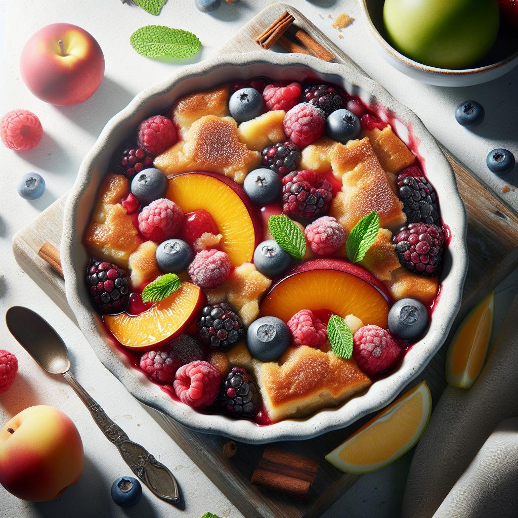 Sweet Simplicity: Crafting Your Perfect Fruit Cobbler Basics