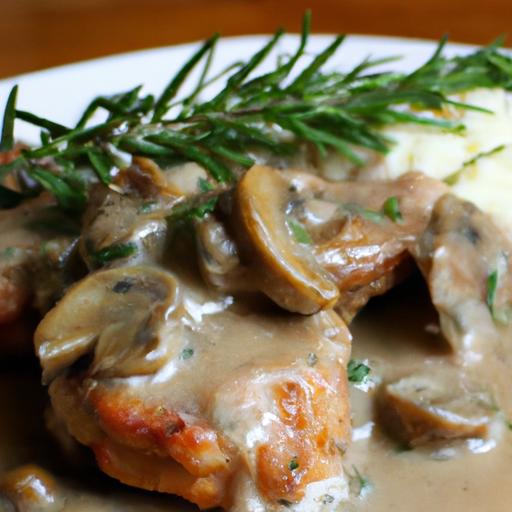 Savory Slow Cooker Pork Chops in Rich Mushroom Gravy