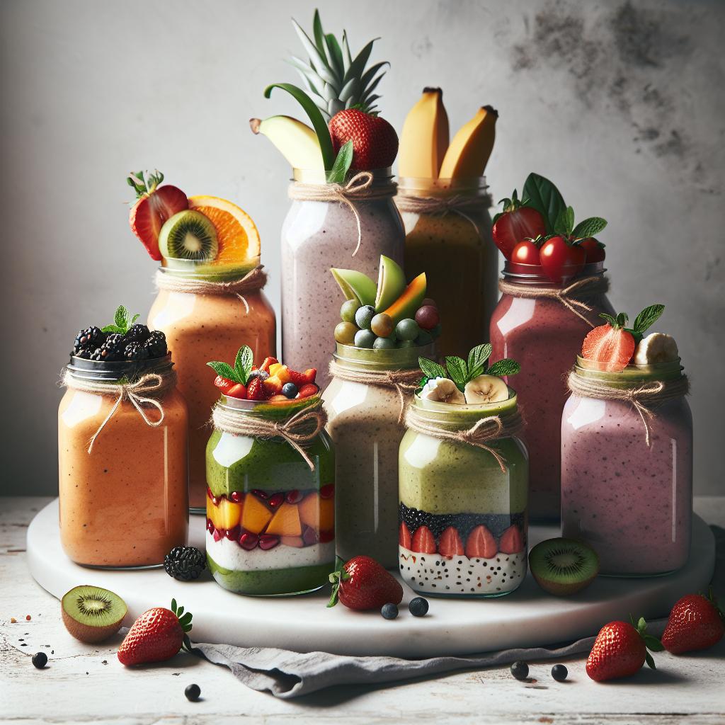 Blend & Go: Easy Make-Ahead Smoothie Jars for Busy Mornings