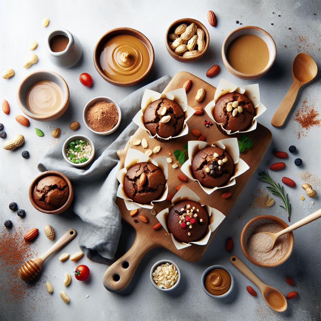 Five-Ingredient Flourless Peanut Butter Muffins Made Simple