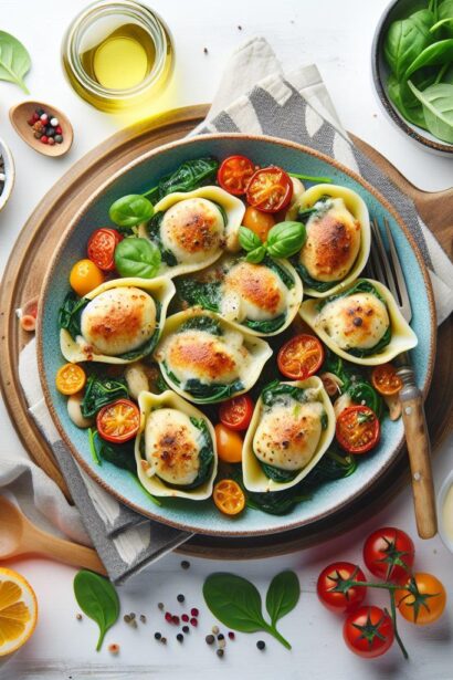 Easy 30-Minute Spinach & Ricotta Stuffed Shells Recipe