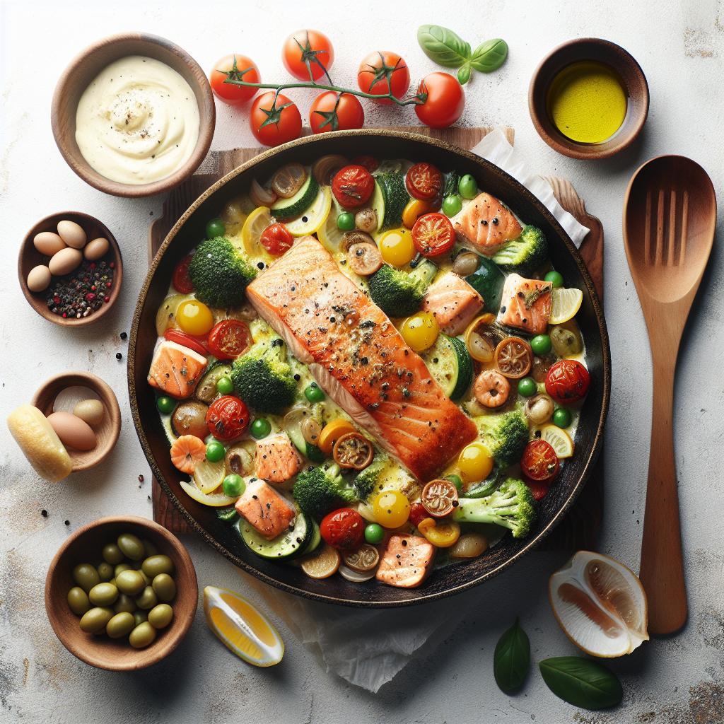 Savory Skillet Creamy Tuscan Salmon: A Flavorful Delight