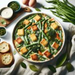 A Flavorful Twist: Simple Vegan Green Bean Casserole Delight