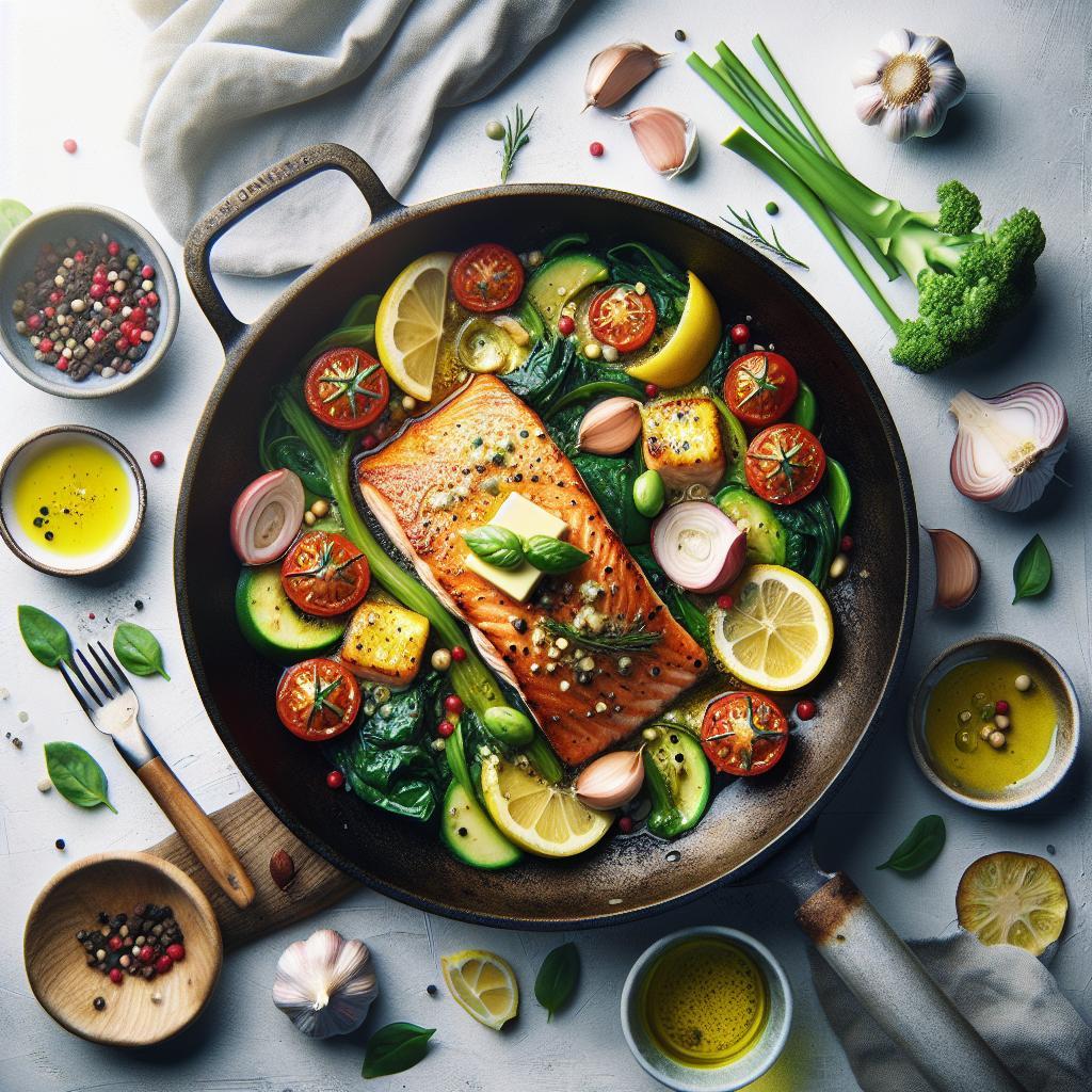 Savor Simplicity: One Pan Garlic Butter Salmon Magic