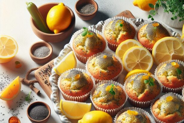 Start Your Day Right: Zesty Lemon Poppy Seed Muffins