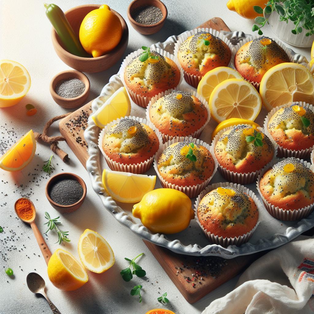 Start Your Day Right: Zesty Lemon Poppy Seed Muffins
