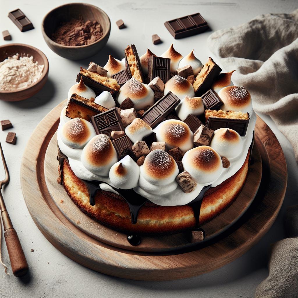 S’mores Cake Delight: The Ultimate Campfire Treat Reimagined