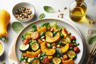 Golden Harvest: Crafting the Perfect Roasted Squash Salad
