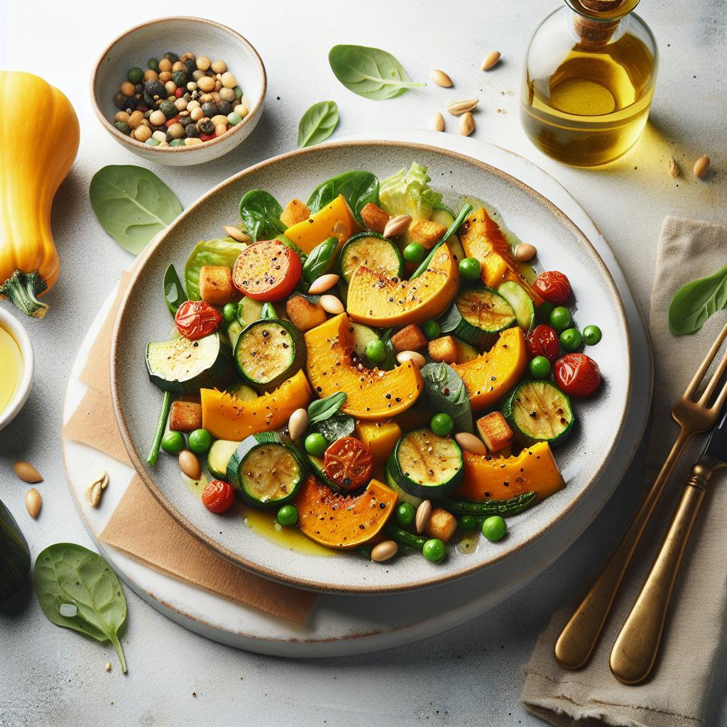 Golden Harvest: Crafting the Perfect Roasted Squash Salad