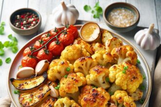 Golden Roasted Cauliflower with Garlic: A Flavorful Twist