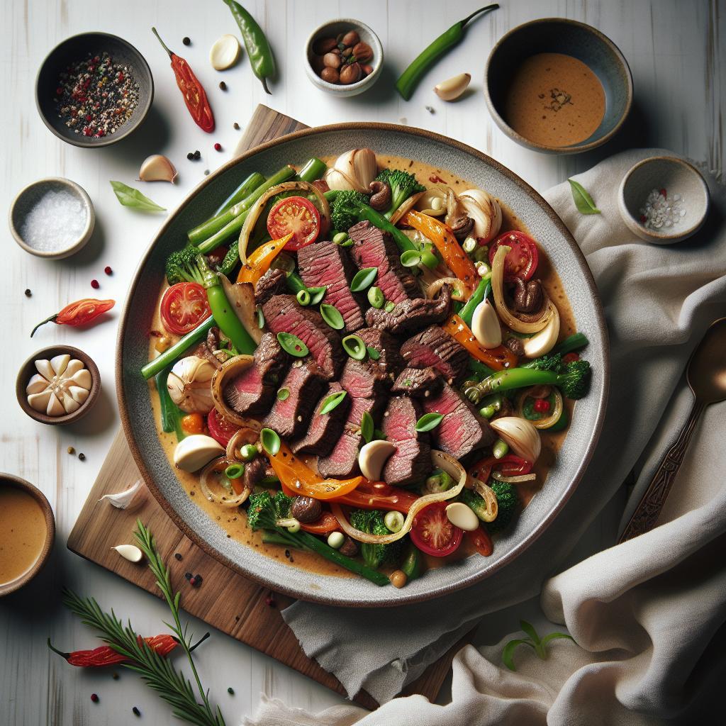 Indulge in Creamy Garlic Beef: A Flavor-Packed Delight