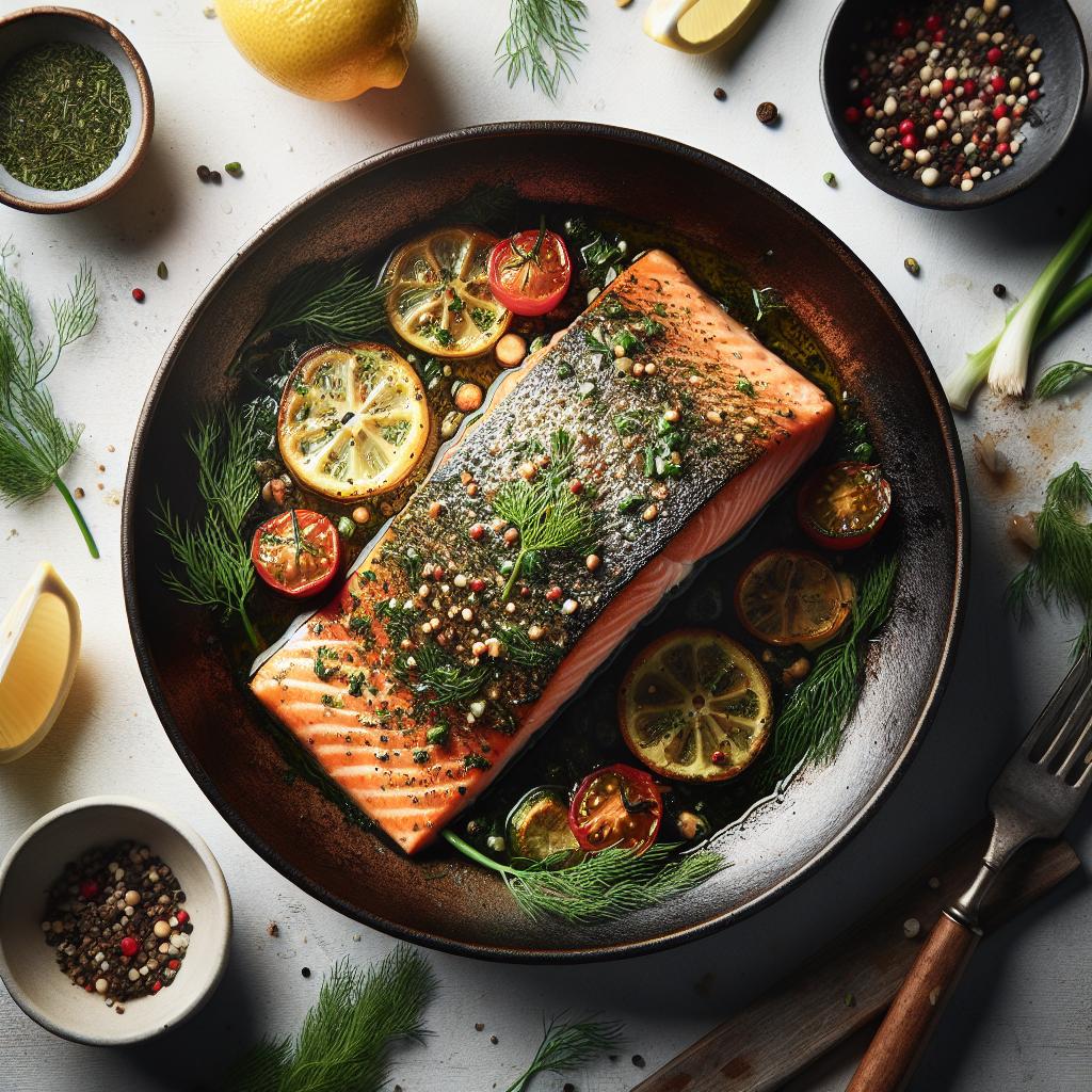 Herb-Infused Baked Salmon: A Flavorful, Healthy Delight
