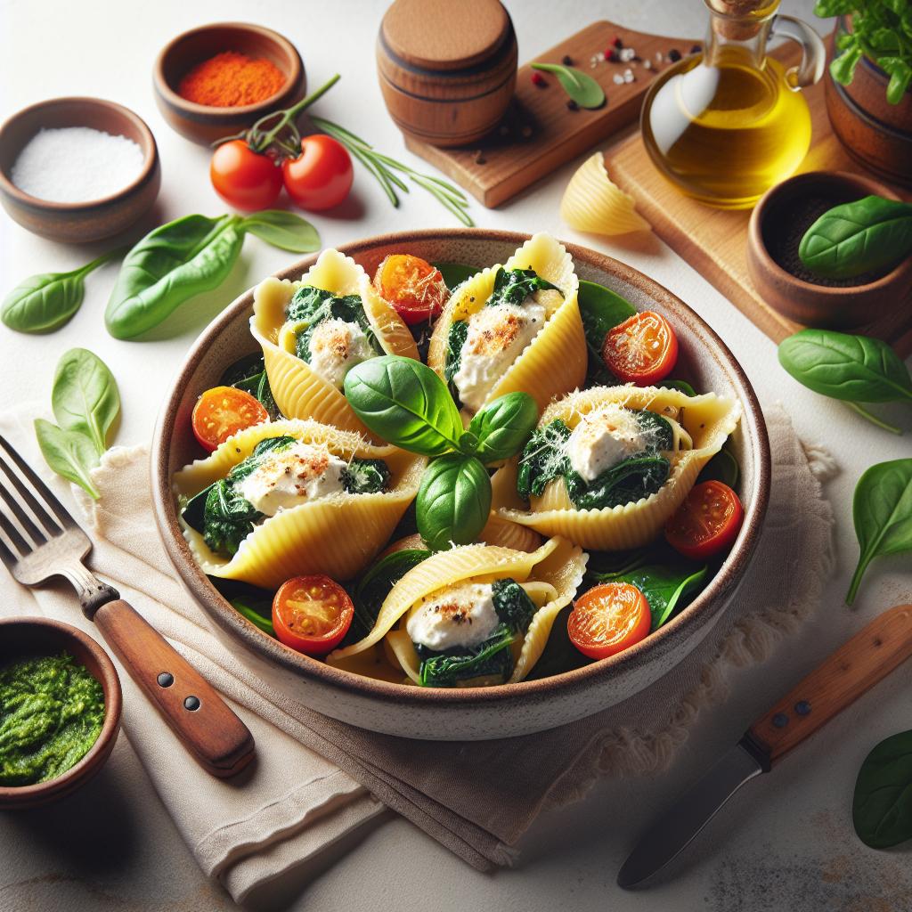 Easy 30-Minute Spinach & Ricotta Stuffed Shells Recipe