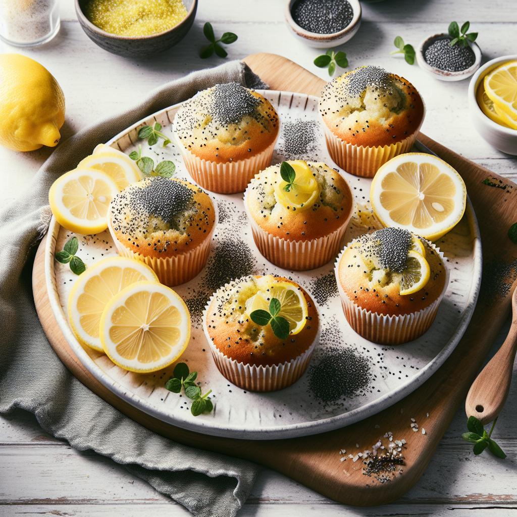 Start Your Day Right: Zesty Lemon Poppy Seed Muffins