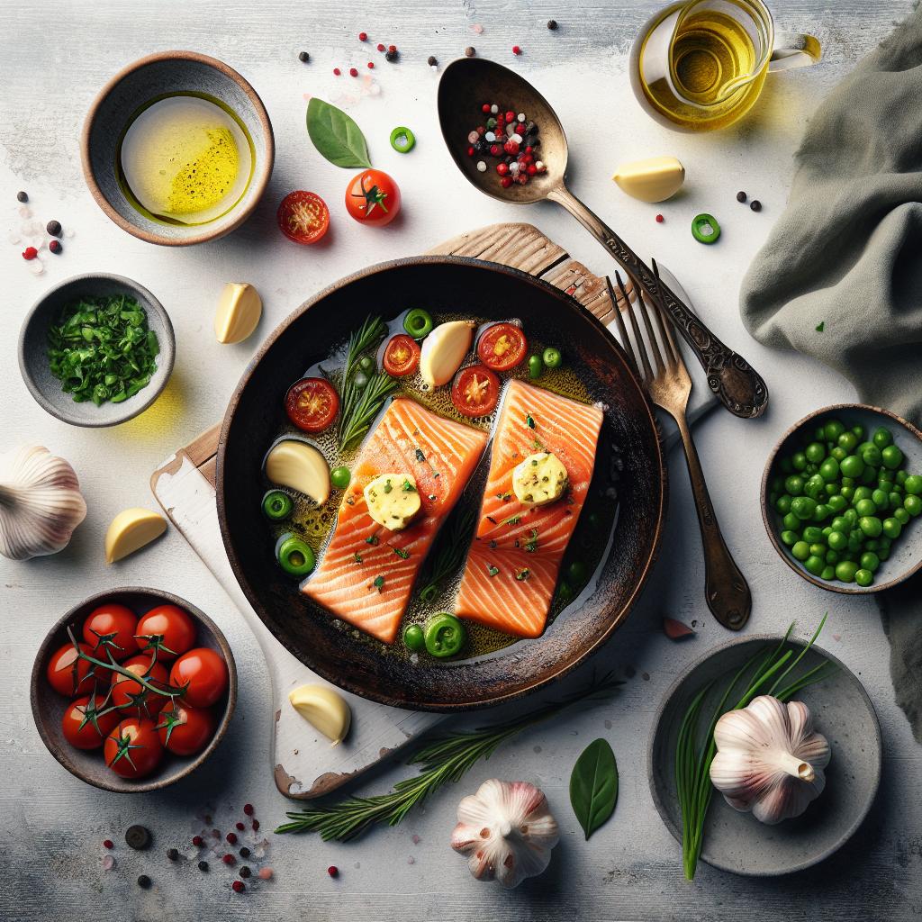 Savor Simplicity: One Pan Garlic Butter Salmon Magic