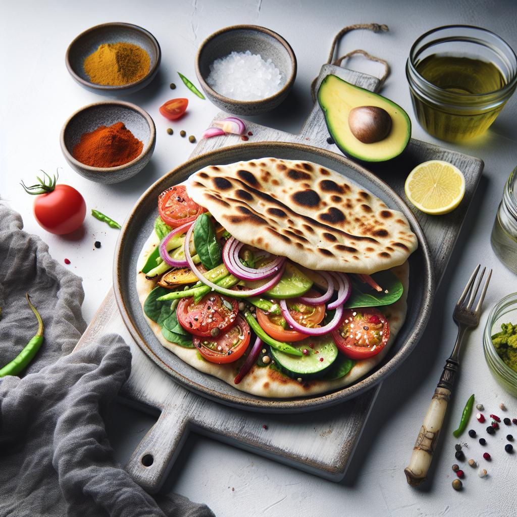 Whip Up a Quick 15-Minute Naan Bread BLT Delight