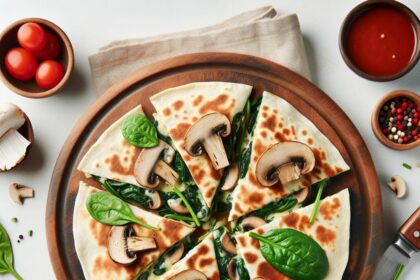 Savor Baked Spinach Mushroom Quesadillas: A Flavorful Twist