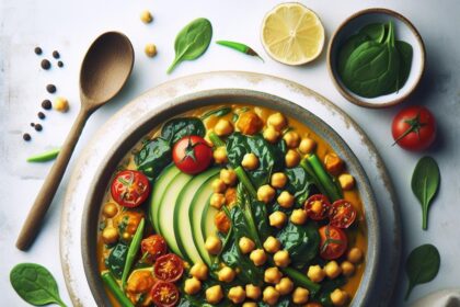 Hearty Chickpea & Spinach Curry: A Nutritious Flavor Boost