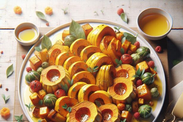 Golden Delight: Roasted Squash Drizzled with Honey Bliss
